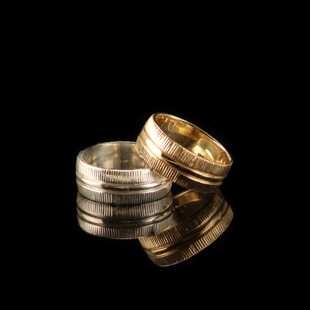 14k Gold Cuzins Ring (Available in White or Yellow Gold)