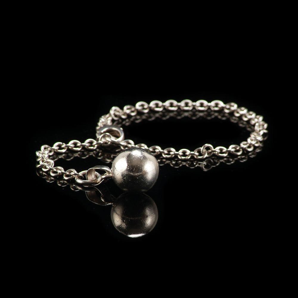 925 Silver Bracelet with Drop Ball